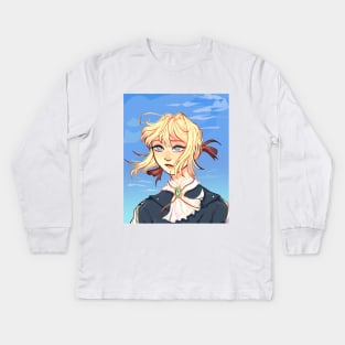 Violet Evergarden Kids Long Sleeve T-Shirt